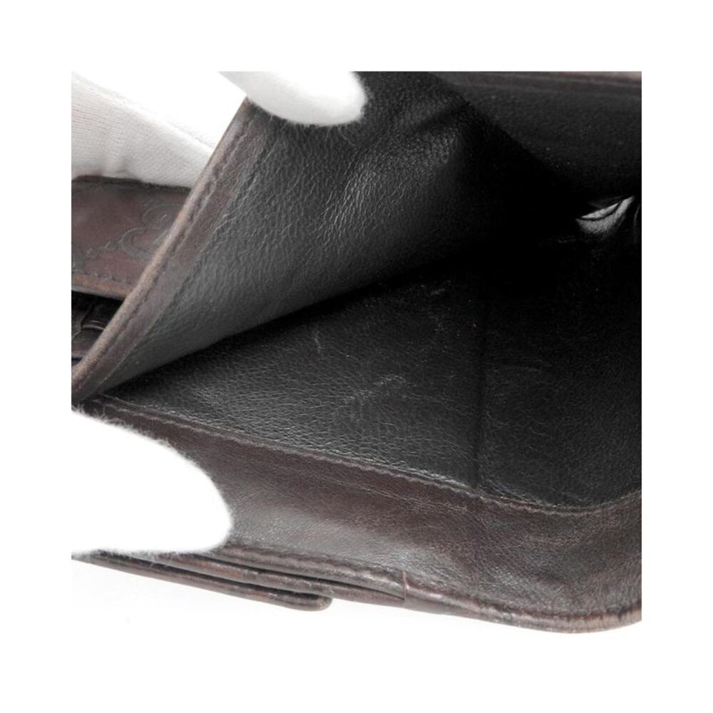 Pre Loved Gucci  GG Marmont Bow Flap Leather Wallet Brown - Picture 5 of 8